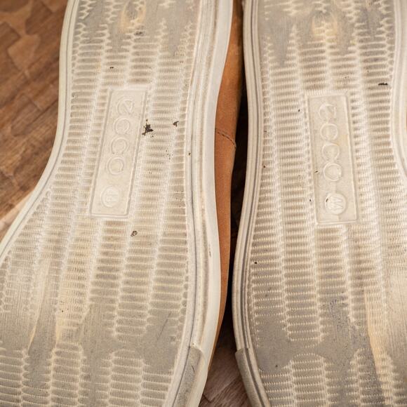 ECCO DISTRESSED SOLE PERFORATED BROWN LEATHER LOAFER MEN'S US 10 EUR 44 NICE - Picture 6 of 6